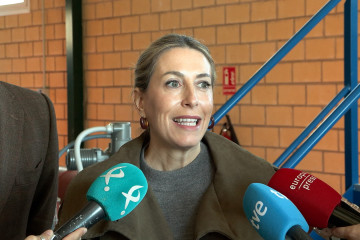 La presidenta de la Junta de Extremadura, María Guardiola, en una imagen de archivo.