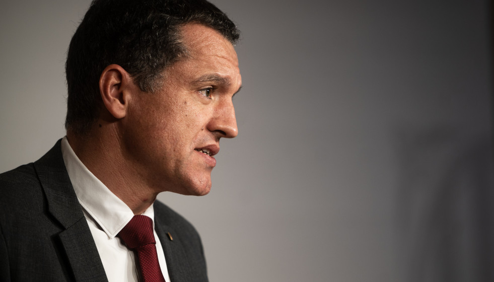 El conseller de Agricultura de la Generalitat, Òscar Ordeig