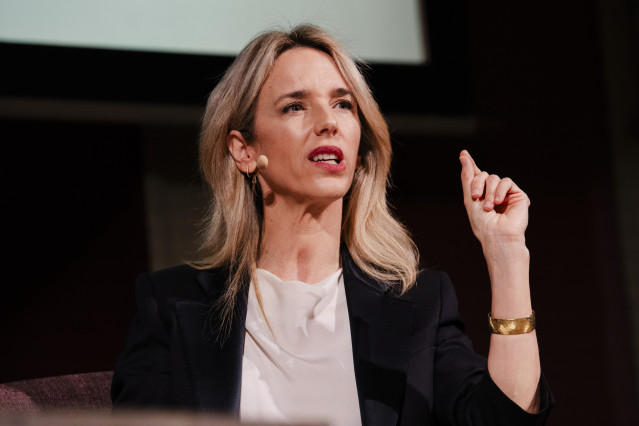 Archivo - La diputada del PP Cayetana Álvarez de Toledo interviene en el Foro Grupo Libertad y Democracia, en el Ateneo de Madrid, a 21 de mayo de 2025, en Madrid (España).