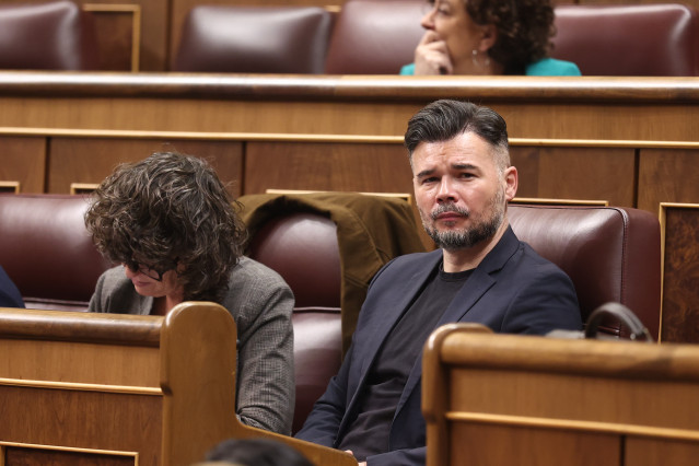 El portavoz de ERC en el Congreso, Gabriel Rufián.