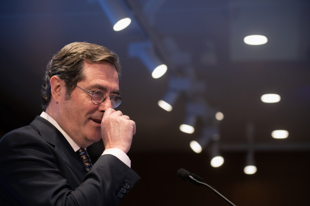 El presidente de la CEOE, Antonio Garamendi.