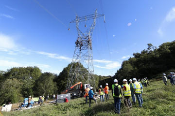 Torre eléctrica de la línea Hernani-Argia.