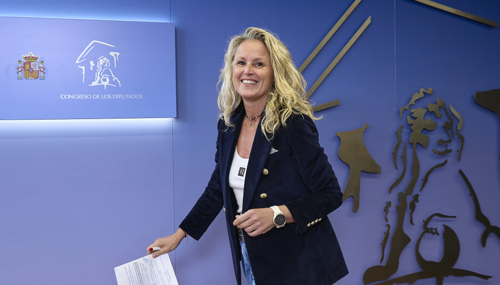 Archivo - La diputada del PSOE Montse Mínguez