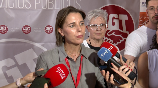 Archivo - La secretaria general de UGT Servicios Públicos, Isabel Araque.