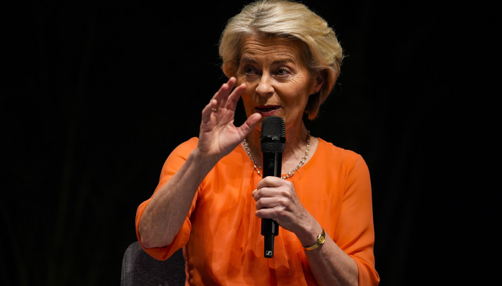Archivo - La presidenta de la Comisión Europea, Úrsula von der Leyen, durante la inauguración de la cumbre Global Citizen Now en CaixaForum, a 29 de junio de 2025 en Sevilla (Andalucía, España). 