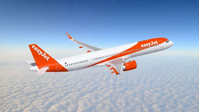 Archivo - Avión Airbus de easyJet.