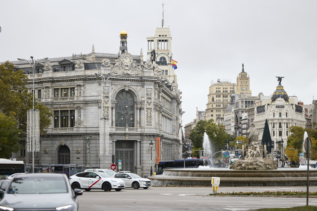 Fachada del Banco de España, a 24 de noviembre de 2025, en Madrid (España).