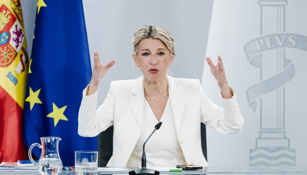 Archivo - La vicepresidenta segunda y ministra de Trabajo y Economía Social, Yolanda Díaz