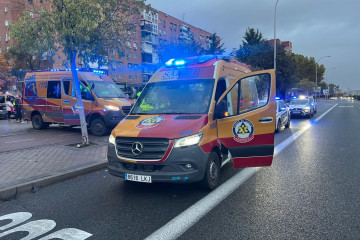 Recurso de una ambulancia de Samur-Protección Civil.
