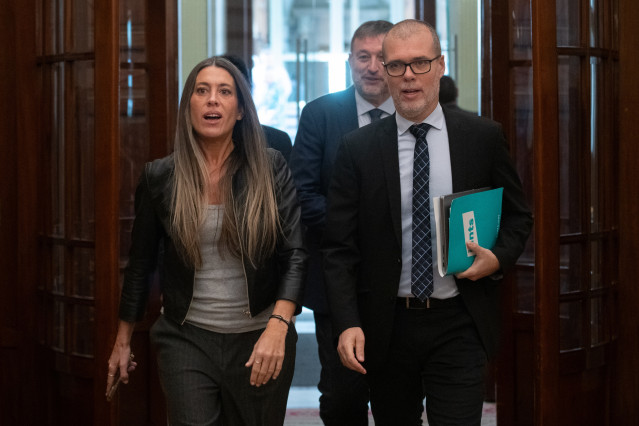 La diputada de Junts, Miriam Nogueras, durante una sesión plenaria en el Congreso, a 11 de diciembre de 2025, en Madrid (España).
