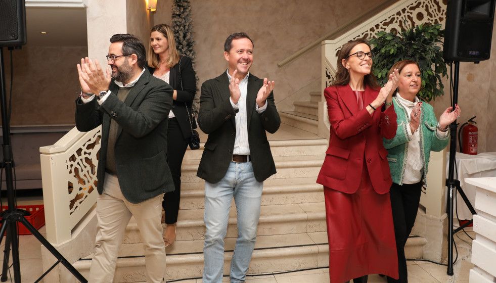 La vicesecretaria nacional del PP, Carmen Fúnez, asiste a la comida de Navidad del PP de Toledo.
