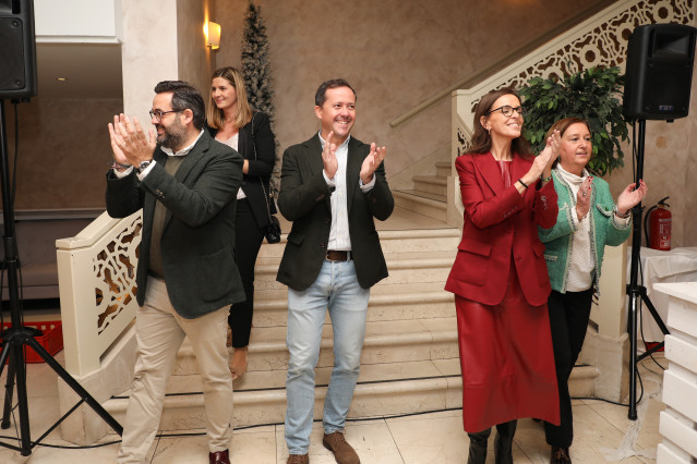 La vicesecretaria nacional del PP, Carmen Fúnez, asiste a la comida de Navidad del PP de Toledo.