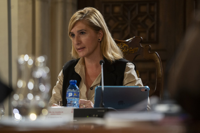 Archivo - La consellera de Justicia e Interior de la Generalitat valenciana, Salomé Pradas, durante el pleno extraordinario del Consell de la Generalitat, a 12 de noviembre de 2024, en Valencia, Comunidad Valenciana (España).
