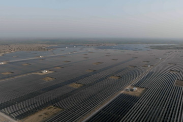 Archivo - Planta fotovoltaica de Acciona Energía