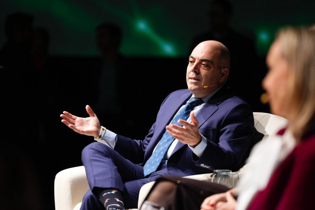 El presidente de ATA, Lorenzo Amor, interviene en un encuentro informativo organizado por Europa Press Andalucía en Jerez de la Frontera (Cádiz) con el título 'Autónomos y emprendedores impulsan la Andalucía del futuro'.