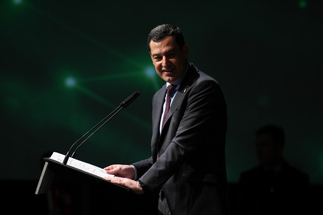 El presidente de la Junta de Andalucía, Juanma Moreno.