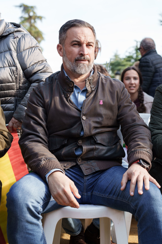 El presidente de Vox, Santiago Abascal, en una imagen de archivo