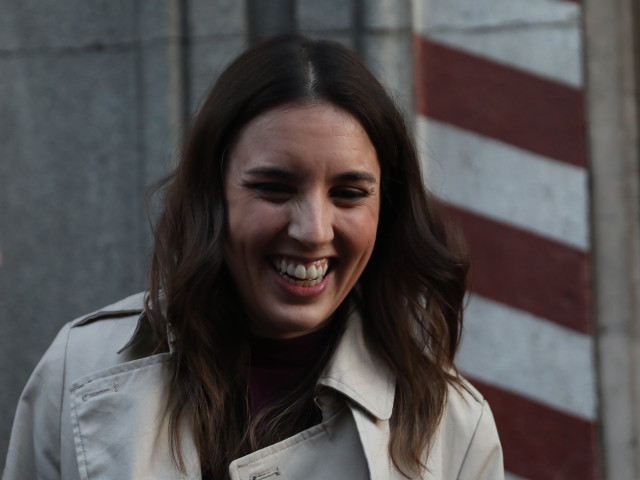 Archivo - La ministra de Igualdad, Irene Montero.