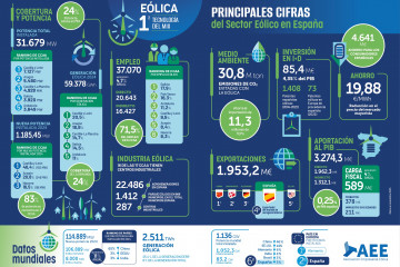 Estudio Macroeconómico del Impacto del Sector Eólico en España, elaborado por la consultora Deloitte para la Asociación Empresarial Eólica (AEE)