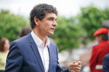 Archivo - El exdiputado Unai Rementeria a su llegada a la toma de posesión de Imanol Pradales de su nuevo cargo como lehendakari, en la Casa de Juntas de Gernika, a 22 de junio de 2024, en Gernika-Lu