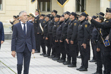 Archivo - El ministro del Interior, Fernando Grande-Marlaska, inaugura las nuevas instalaciones de la Comisaría Provincial de Policía Nacional en Vitoria