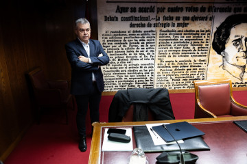 El ex secretario de Organización del PSOE Santos Cerdán, en su segunda comparececia en la Comisión de Investigación del ‘caso Koldo’