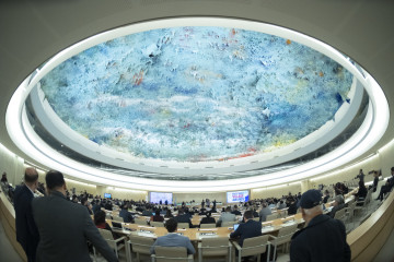 Archivo - La cúpula de Miquel Barceló para la sede de la ONU en Ginebra