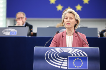 Intervención de la presidenta de la Comisión Europea, Ursula von der Leyen, en el pleno del Parlamento Europeo.