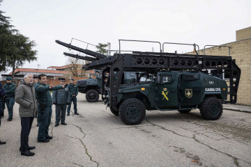 El ministro del Interior, Fernando Grande-Marlaska, visita la sede de la Unidad Especial de Intervención (UEI) en Valdemoro, Madrid, a 18 de diciembre de 2025.