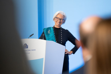 ECB President Christine Lagarde explains the Governing Council's monetary policy decisions and answers questions from journalists at the Governing Council press conference held on 18 December 2025