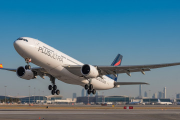 Avión A330 de Plus Ultra.