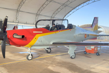 La Princesa Leonor realiza su primer vuelo en solitario en el Pilatus