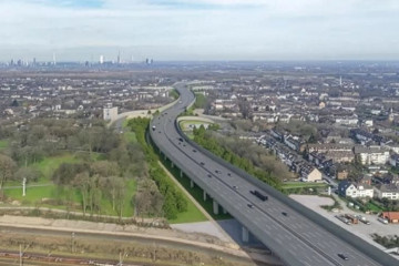 Tramo de la autopista A-59 en la que actuará Hochtief (ACS)