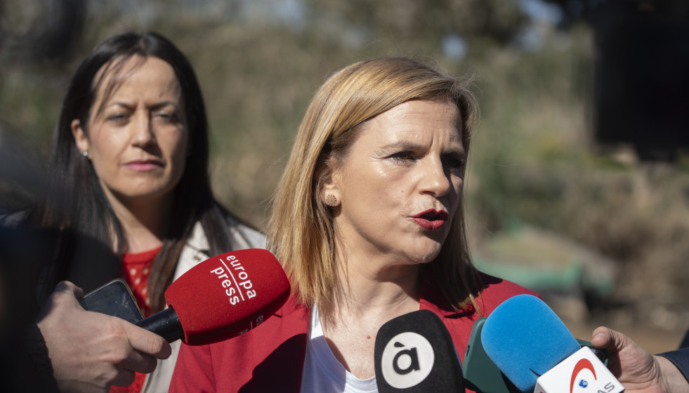 Archivo - La delegada del Gobierno en la Comunitat Valenciana y secretaria general del PSPV-PSOE en la ciudad de València, Pilar Bernabé.