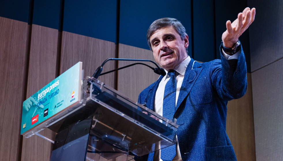 Archivo - El presidente de Segittur, Enrique Martínez.