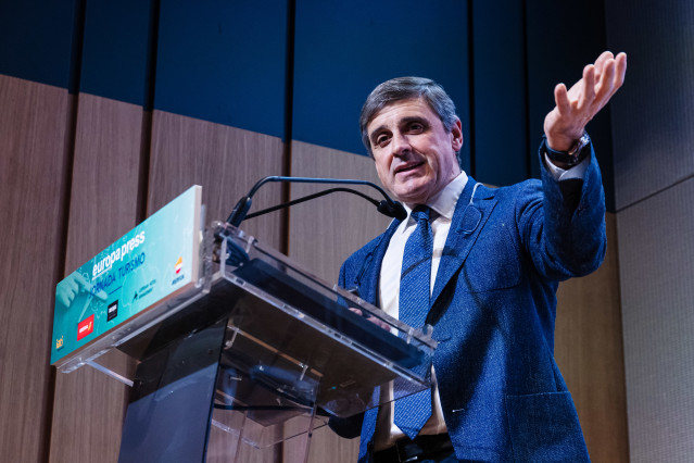 Archivo - El presidente de Segittur, Enrique Martínez.