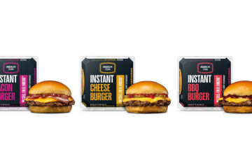 Hamburguesas listas para comer de Brooklyn Town