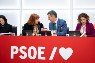 Reunión de la Ejecutiva Federal del PSOE tras las elecciones autonómicas en Extremadura.