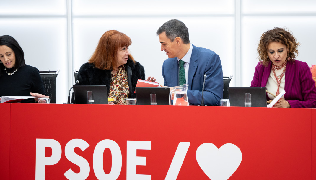 Reunión de la Ejecutiva Federal del PSOE tras las elecciones autonómicas en Extremadura.