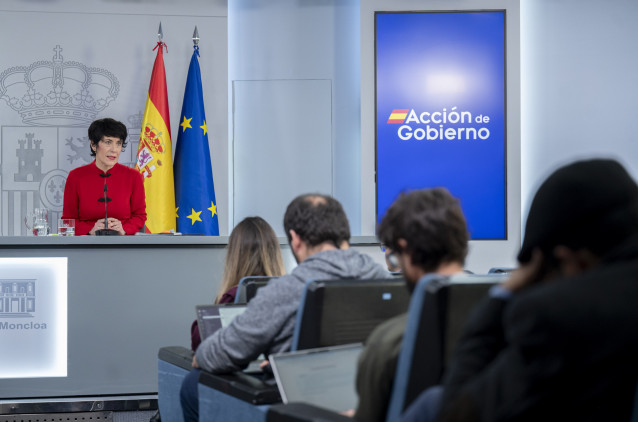 La ministra de Seguridad Social, Inclusión y Migraciones y nueva portavoz del Gobierno, Elma Saiz.