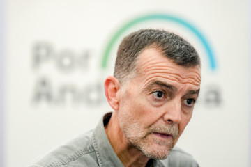 El coordinador federal de IU, Antonio Maíllo, en una entrevista concedida a Europa Press.