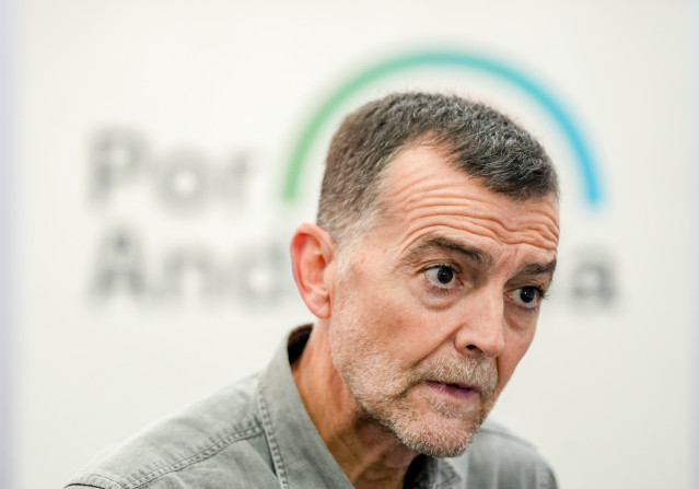 El coordinador federal de IU, Antonio Maíllo, en una entrevista concedida a Europa Press.