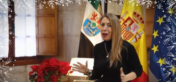 María Guardiola en su mensaje de Navidad