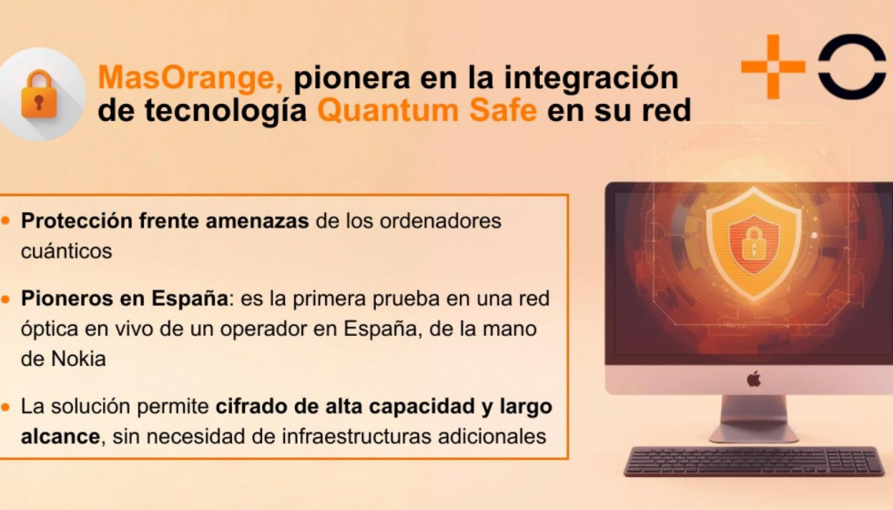 MasOrange, pionera en la integración de tecnología Quantum Safe en su red para responder a las amenazas de los ordenadores cuánticos