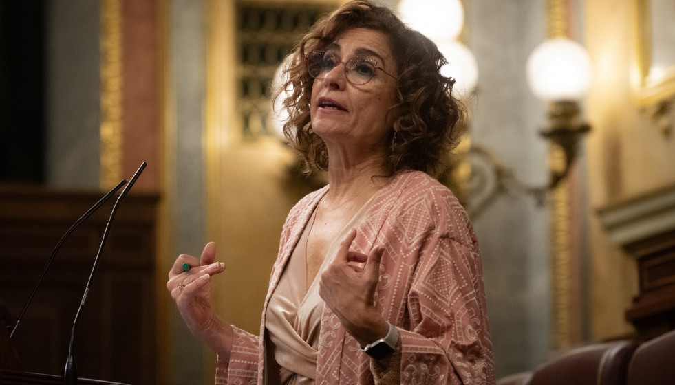 La vicepresidenta primera y ministra de Hacienda, María Jesús Montero.