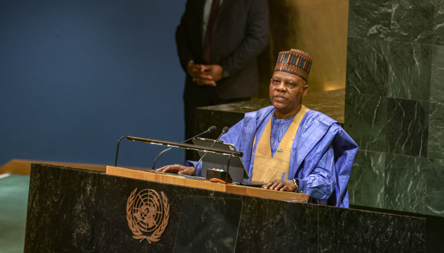 EuropaPress 7187225 september 24 2025 new york new york usa nigeria vice  president kashim