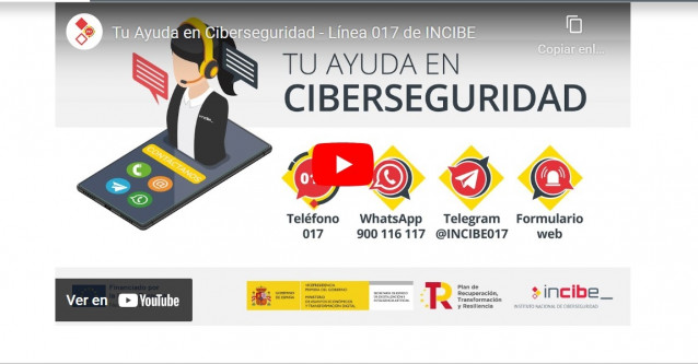 Archivo - 017 línea de ayuda sobre ciberseguridad