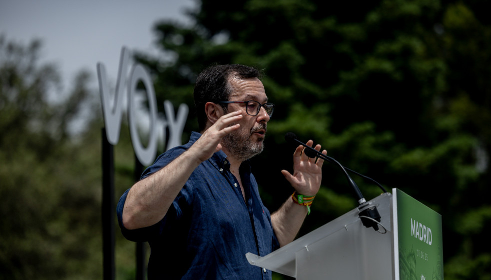 Archivo - El portavoz nacional de Vox , José Antonio Fuster