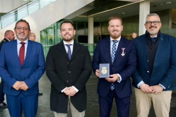 Miembros del grupo municipal de Vox en Dos Hermanas (Sevilla)