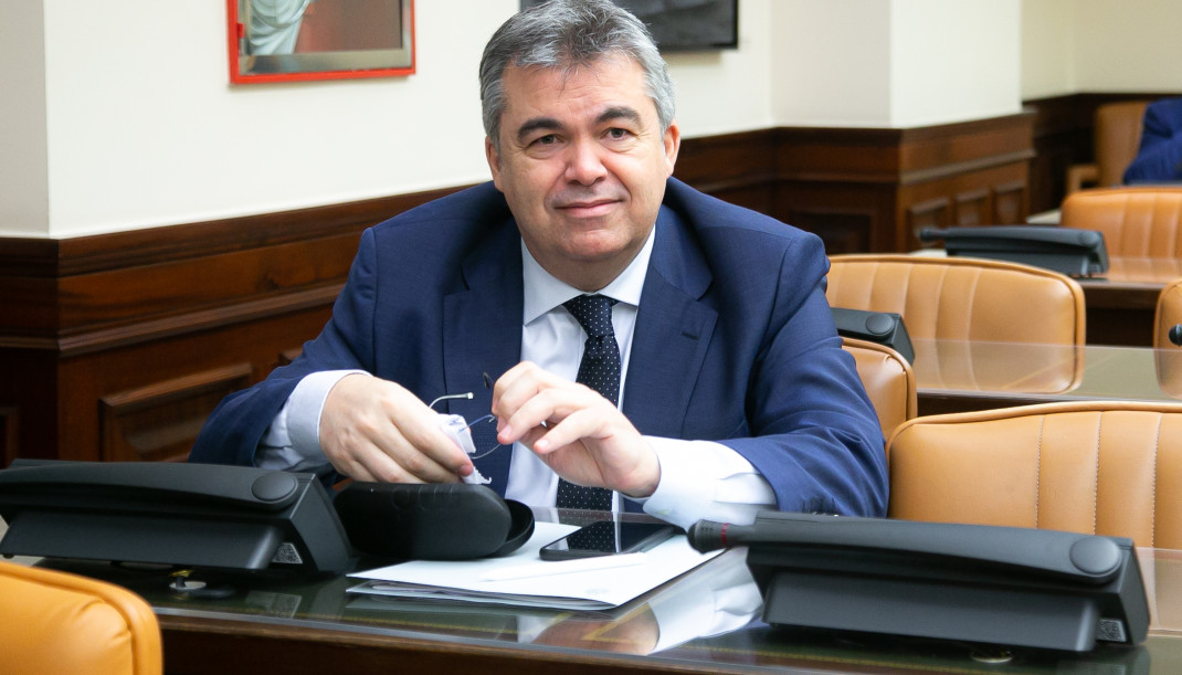 Archivo - El exdiputado y ex secretario de Organización del PSOE Santos Cerdán.